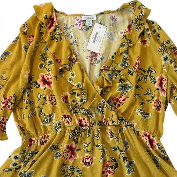NWT Sundance Calla Peplum Floral Ruffle Top - Picture 4 of 8